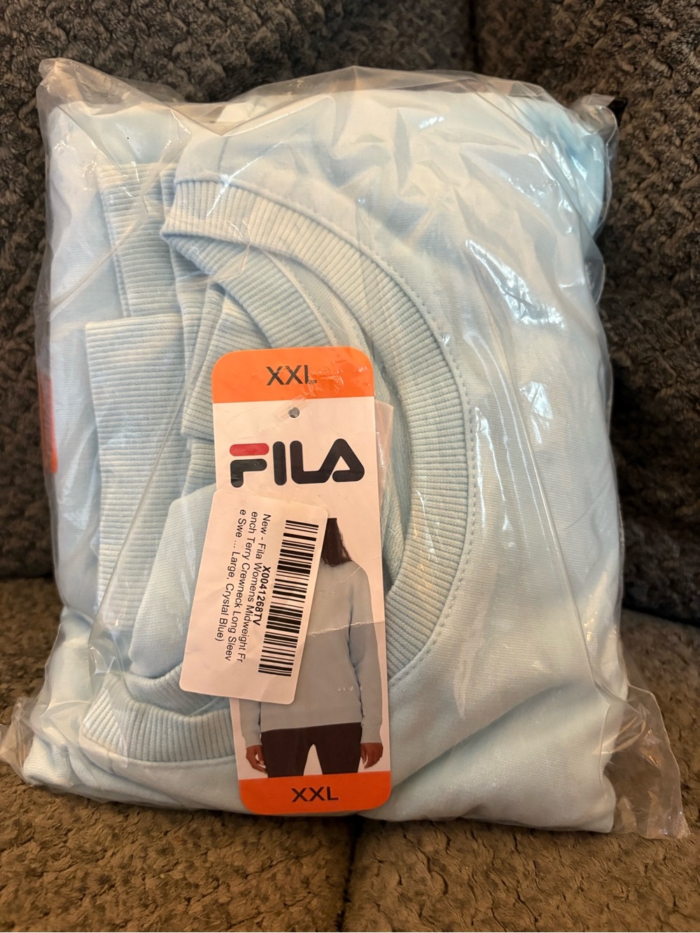 FILA Light Blue Women's Crewneck Sweater